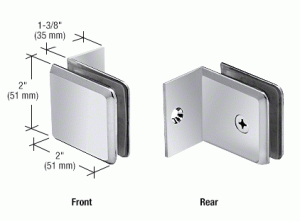 Beveled Wall Mount With Small Leg Clamp 